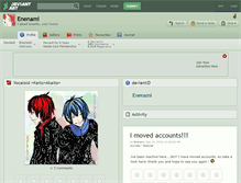 Tablet Screenshot of enenami.deviantart.com