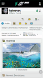 Mobile Screenshot of hateeyes.deviantart.com