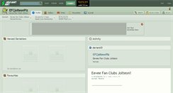 Desktop Screenshot of efcjolteonplz.deviantart.com