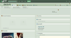 Desktop Screenshot of gray-fox-28.deviantart.com