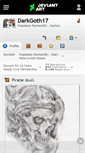 Mobile Screenshot of darkgoth17.deviantart.com
