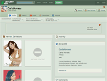 Tablet Screenshot of carlanovaes.deviantart.com