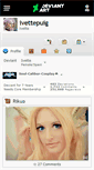 Mobile Screenshot of ivettepuig.deviantart.com