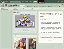 Tablet Screenshot of einlee-fanclub.deviantart.com