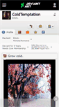 Mobile Screenshot of coldtemptation.deviantart.com