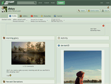 Tablet Screenshot of distyy.deviantart.com