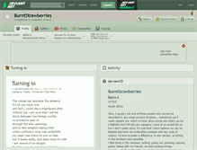 Tablet Screenshot of burntstrawberries.deviantart.com