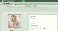 Desktop Screenshot of celticmewmew.deviantart.com