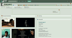 Desktop Screenshot of designlegend.deviantart.com
