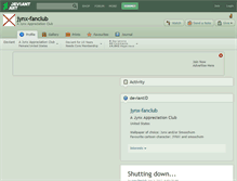 Tablet Screenshot of jynx-fanclub.deviantart.com