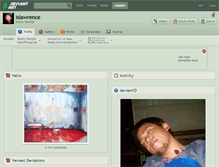 Tablet Screenshot of islawrence.deviantart.com