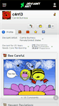 Mobile Screenshot of c4rri3.deviantart.com