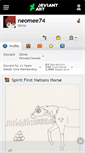 Mobile Screenshot of neomee74.deviantart.com