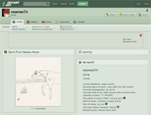 Tablet Screenshot of neomee74.deviantart.com