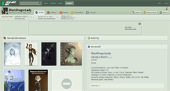Desktop Screenshot of blackdragonlady.deviantart.com