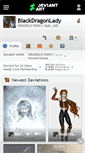 Mobile Screenshot of blackdragonlady.deviantart.com
