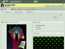 Tablet Screenshot of guardian-garm.deviantart.com