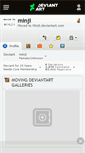 Mobile Screenshot of minji.deviantart.com