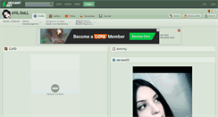 Desktop Screenshot of evil-doll.deviantart.com
