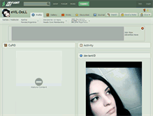 Tablet Screenshot of evil-doll.deviantart.com