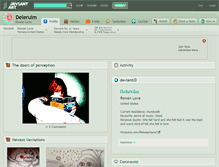 Tablet Screenshot of deleruim.deviantart.com