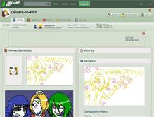 Tablet Screenshot of deidara-no-kiiro.deviantart.com