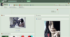 Desktop Screenshot of cha-14.deviantart.com