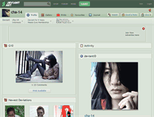 Tablet Screenshot of cha-14.deviantart.com