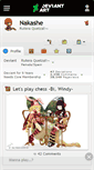 Mobile Screenshot of nakashe.deviantart.com
