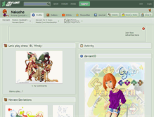 Tablet Screenshot of nakashe.deviantart.com