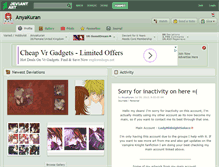 Tablet Screenshot of anyakuran.deviantart.com