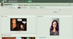 Desktop Screenshot of catatouille101.deviantart.com