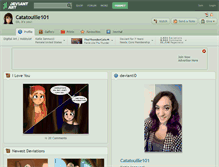 Tablet Screenshot of catatouille101.deviantart.com