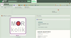 Desktop Screenshot of morkolik.deviantart.com