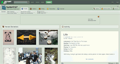 Desktop Screenshot of hunter0167.deviantart.com