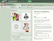 Tablet Screenshot of pokesplice.deviantart.com