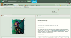 Desktop Screenshot of angels-advocate.deviantart.com