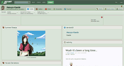 Desktop Screenshot of masuyo-kaede.deviantart.com