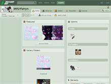 Tablet Screenshot of imvu-furry.deviantart.com