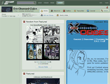 Tablet Screenshot of evo-obsessed-club.deviantart.com