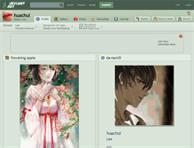 Tablet Screenshot of huachui.deviantart.com