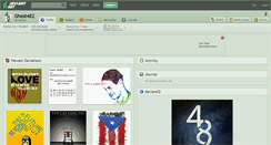 Desktop Screenshot of ghost482.deviantart.com