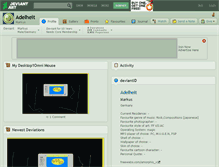 Tablet Screenshot of adelheit.deviantart.com