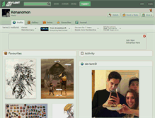 Tablet Screenshot of kenanomon.deviantart.com
