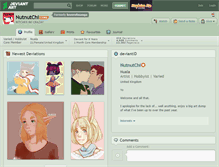 Tablet Screenshot of loverofmanga.deviantart.com