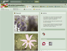 Tablet Screenshot of md-artist-community.deviantart.com