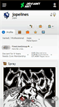 Mobile Screenshot of jopelines.deviantart.com