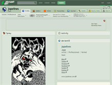 Tablet Screenshot of jopelines.deviantart.com