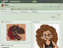 Tablet Screenshot of jakflo.deviantart.com