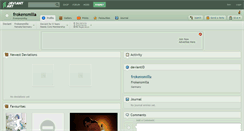 Desktop Screenshot of frokensmilla.deviantart.com